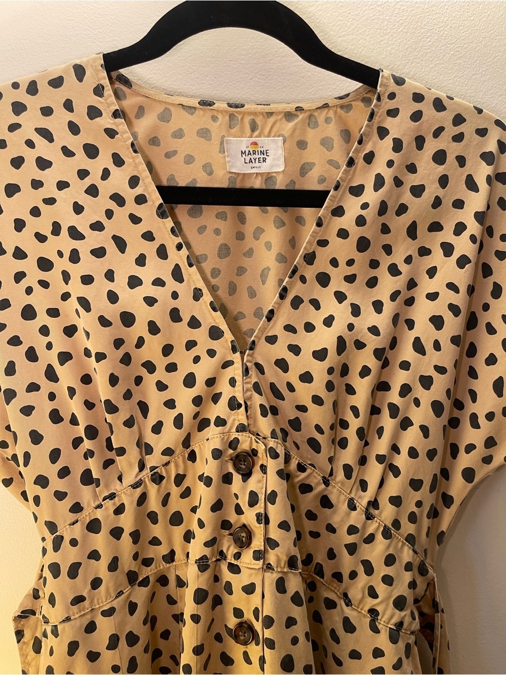 Marine Layer Camila Cheetah Print Dress Size Small - Picture 2 of 9